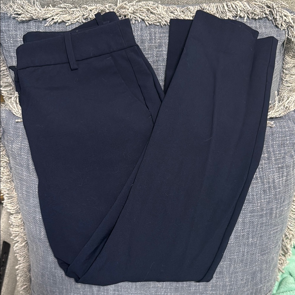 J. Crew Dark Blue Straight Leg Pants